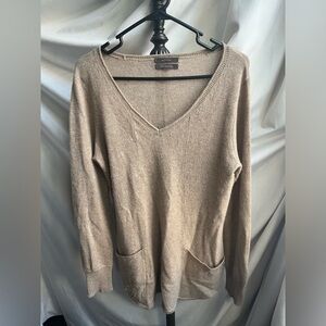 100% Cashmere | Saffron | Beige Sweater